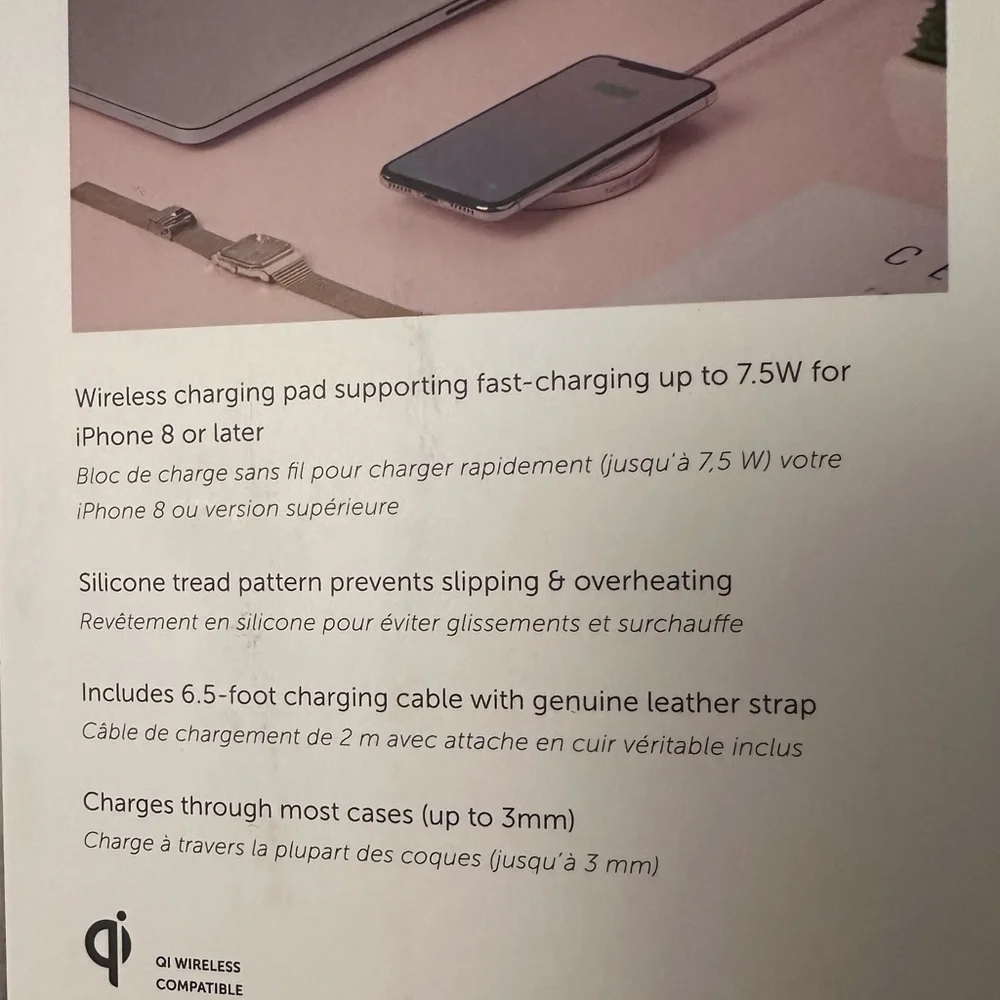 Native Union Wireless Charger Rose Gold